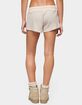 EDIKTED Baila Waffle Shorts image number 3