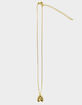 DO EVERYTHING IN LOVE 14K Gold Dipped A Initial Bubble Necklace image number 1