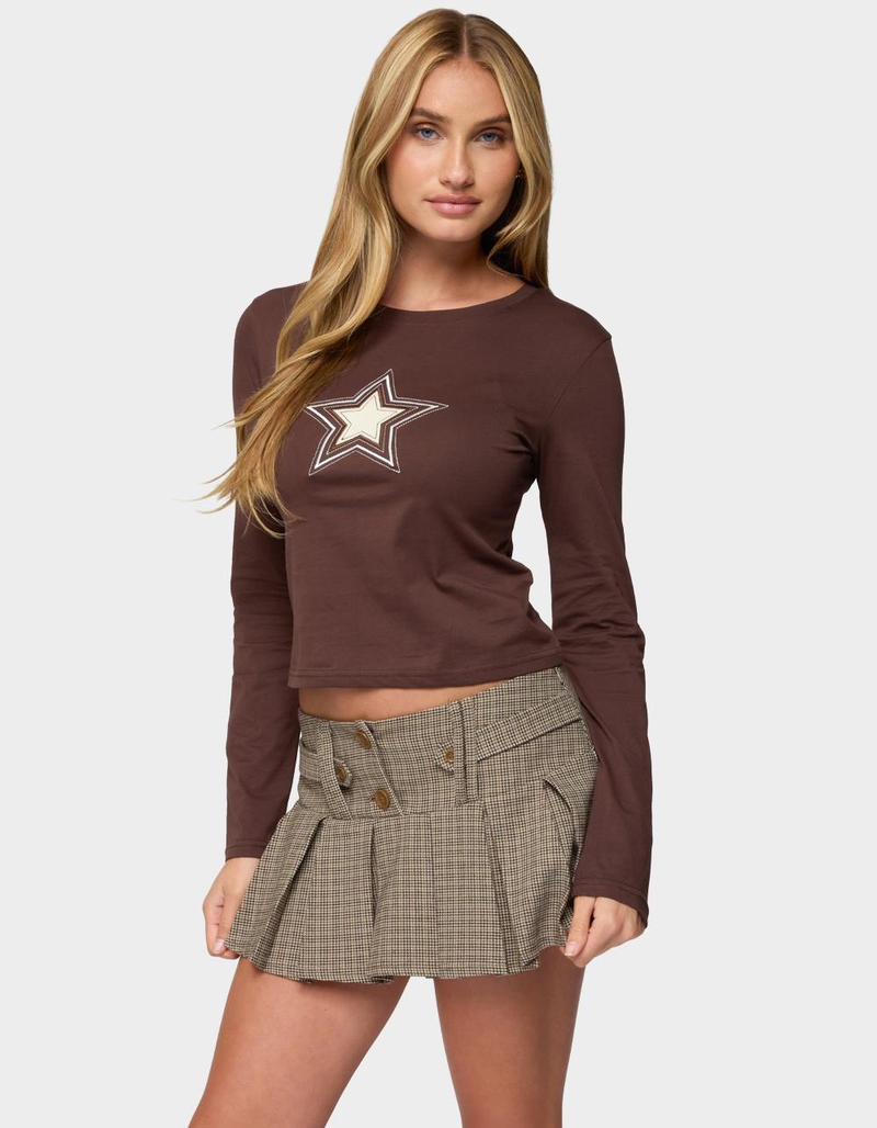 EDIKTED Starlett Long Sleeve Tee image number 1
