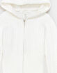 FULL TILT Cable Girls Zip-Up Hoodie image number 3