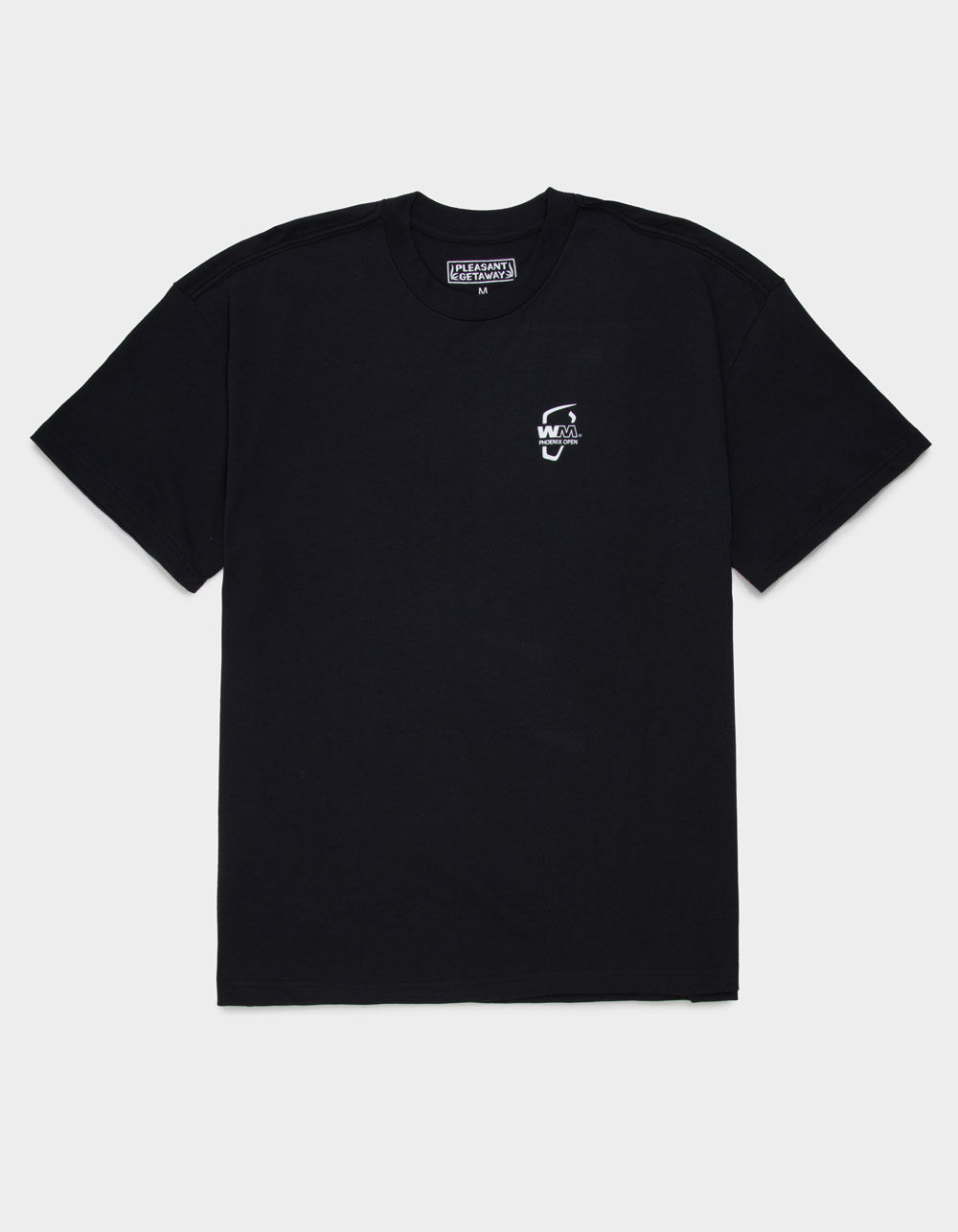 aiiiiii SOLOV back open Tシャツ WASTE MANAGEMENT Phoenix Open Mens Tee - WASHED BLACK - S | Tillys