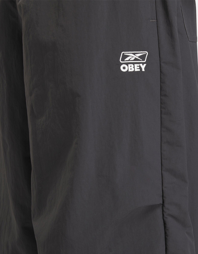 REEBOK x OBEY Zip-Off Nylon Mens Track Pants image number 3