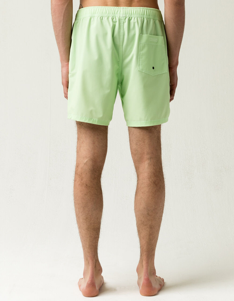PUBLIC ACCESS Vintage Walker Mens Lime Volley Shorts image number 3