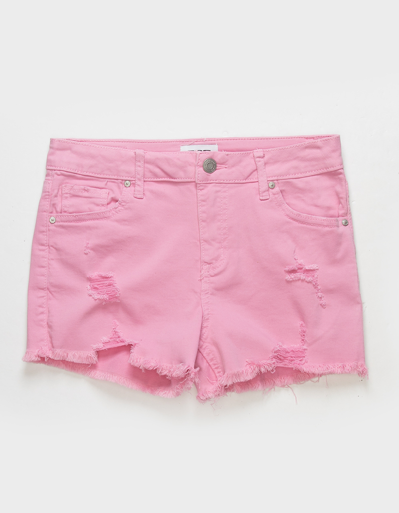 RSQ Girls Vintage High Rise Destruct Shorts image number 0