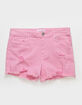 RSQ Girls Vintage High Rise Destruct Shorts image number 1