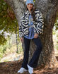 RSQ Print Womens Sherpa Jacket image number 6