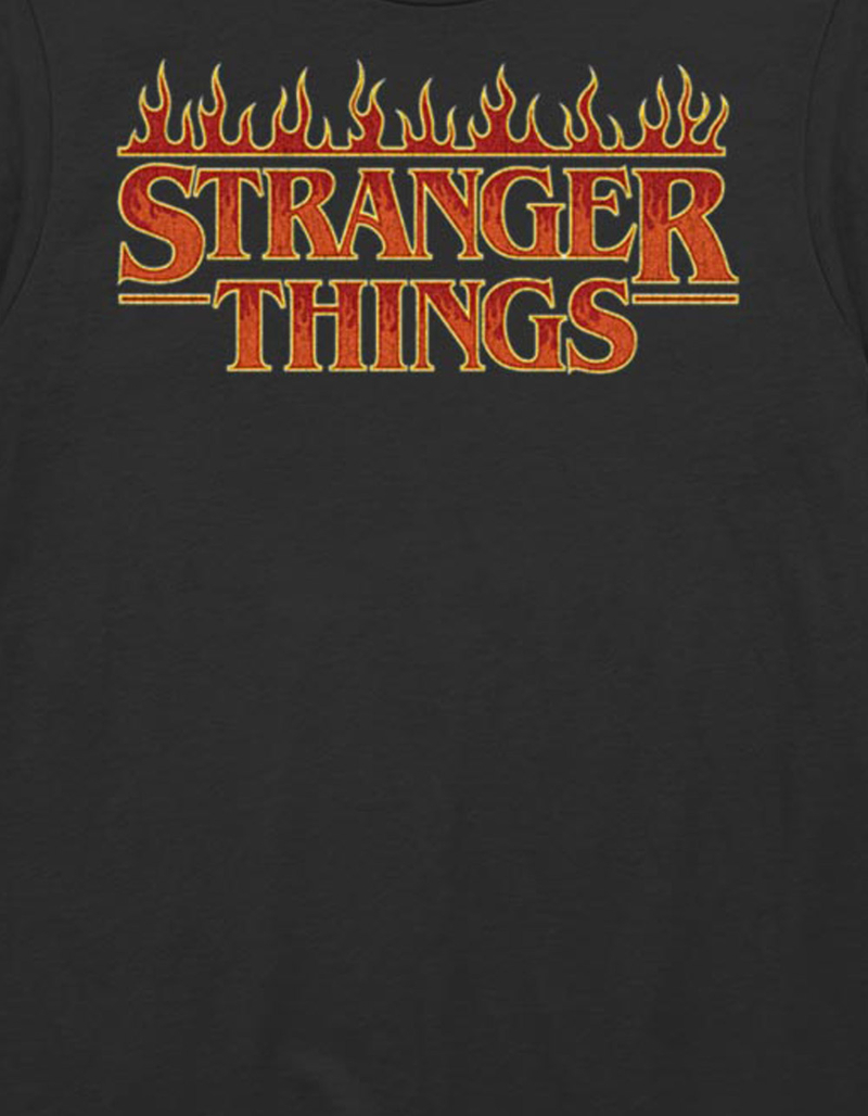 STRANGER THINGS Fire Logo Unisex Tee image number 1