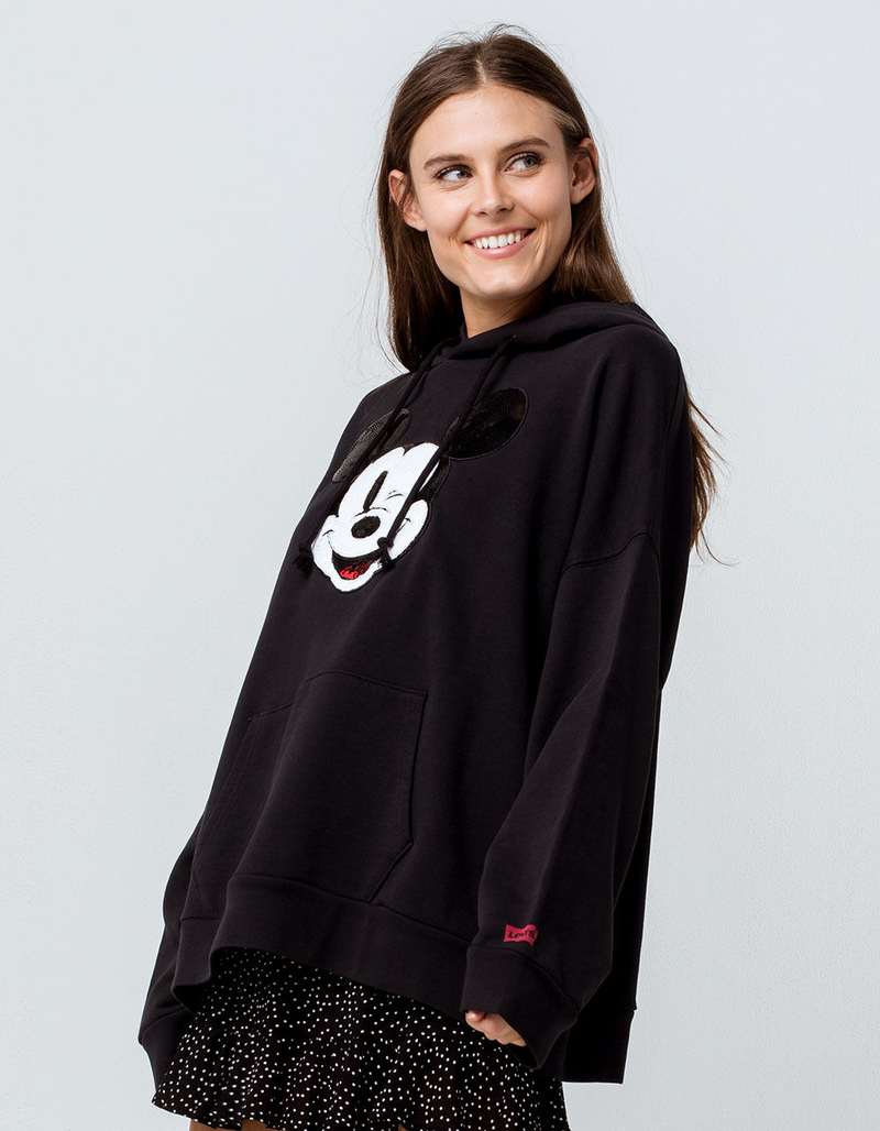 LEVI'S x Mickey Sequin Patch Womens Hoodie image number 1