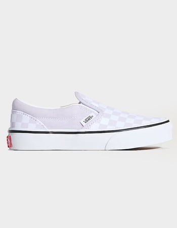 VANS Checkerboard Girls Classic Slip-On Shoes Primary Image