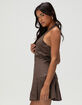 RSQ Womens Plaid Halter Dress image number 3