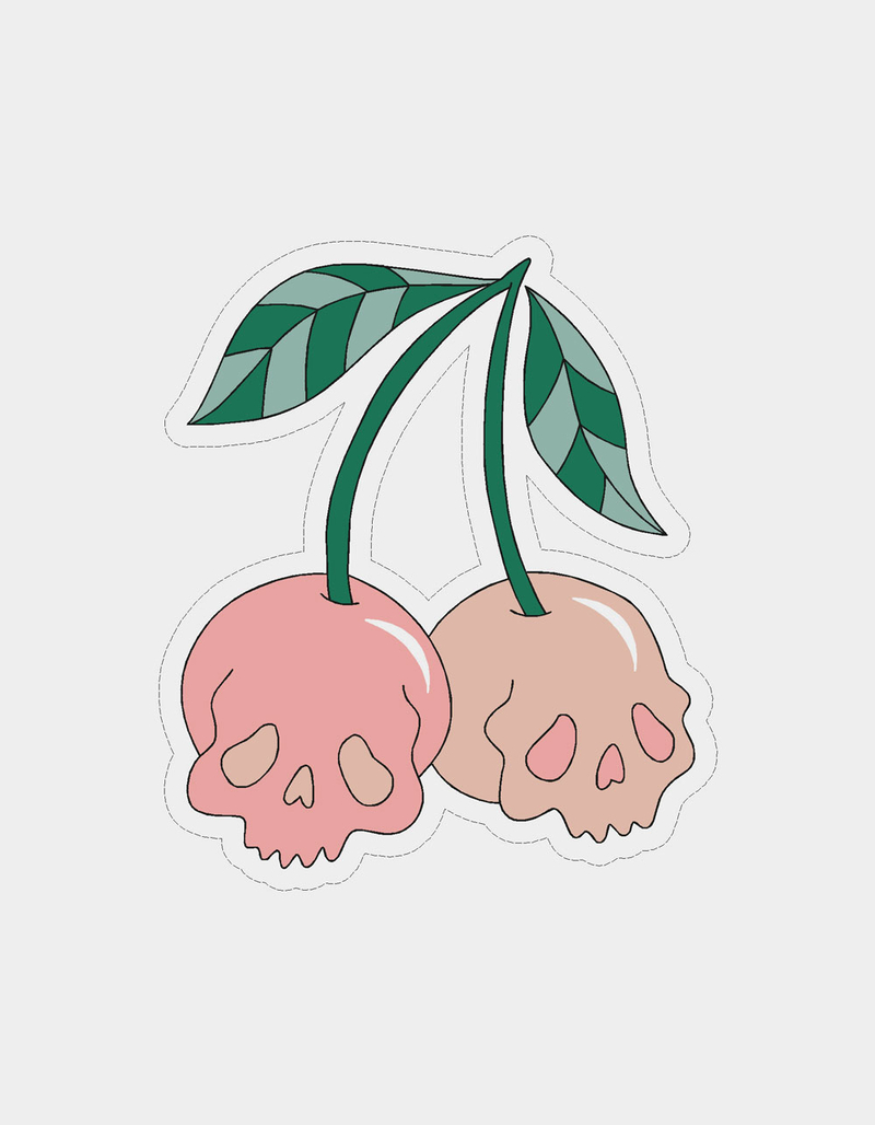 STICKER CABANA Skeleton Cherry Sticker image number 0