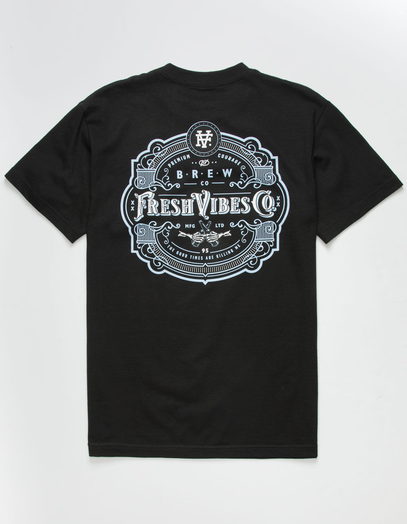 FRESH VIBES Premium Courage Mens T-Shirt image number 0