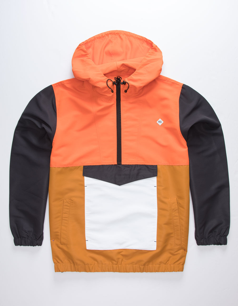 RSQ MC Navy & Orange Mens Anorak Jacket image number 0