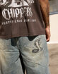 RSQ Mens Embroidered Extra Baggy Jeans image number 9