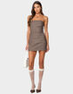 EDIKTED Boss Mode Plaid Mini Dress image number 3