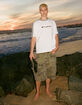 RSQ Mens Baggy Twill Cargo Jorts image number 1