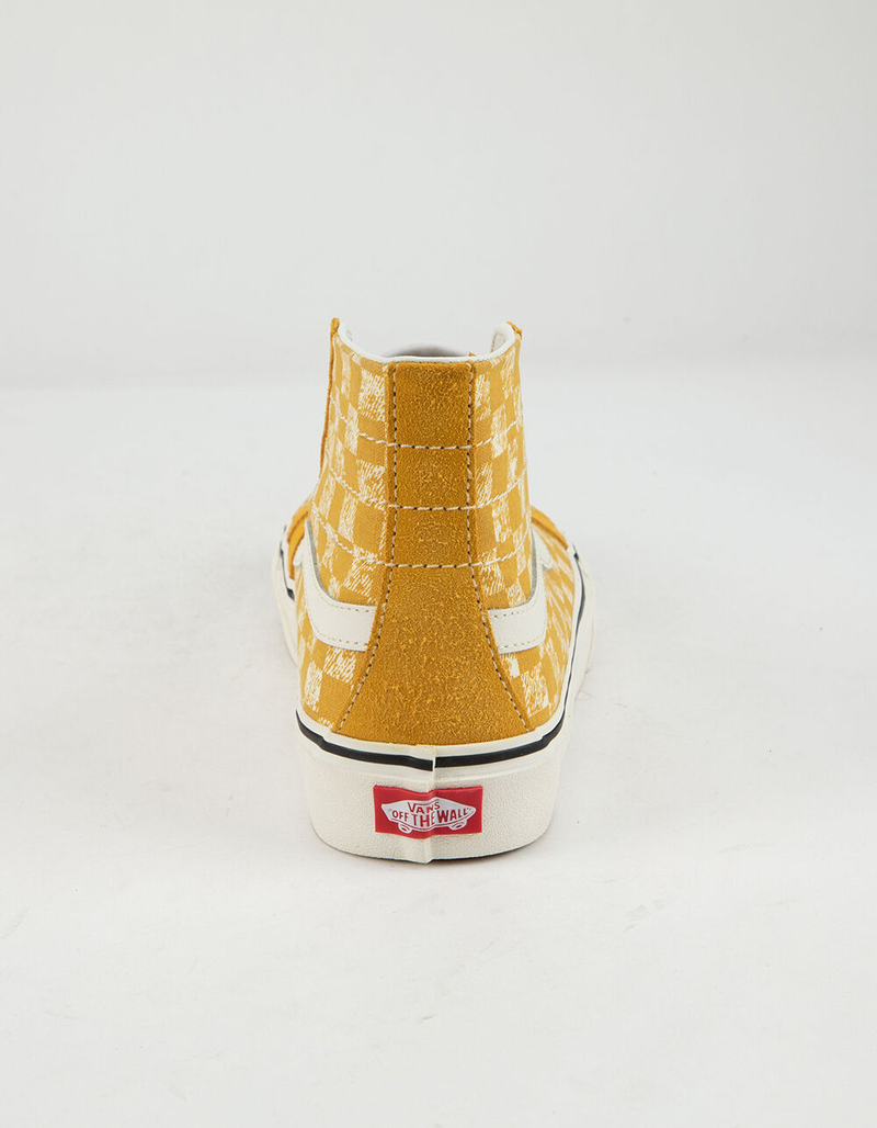 VANS Distressed Checkerboard Sk8-Hi 138 Decon Womens Shoes image number 3