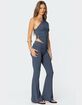 EDIKTED Jayna Fold Over Leggings image number 3