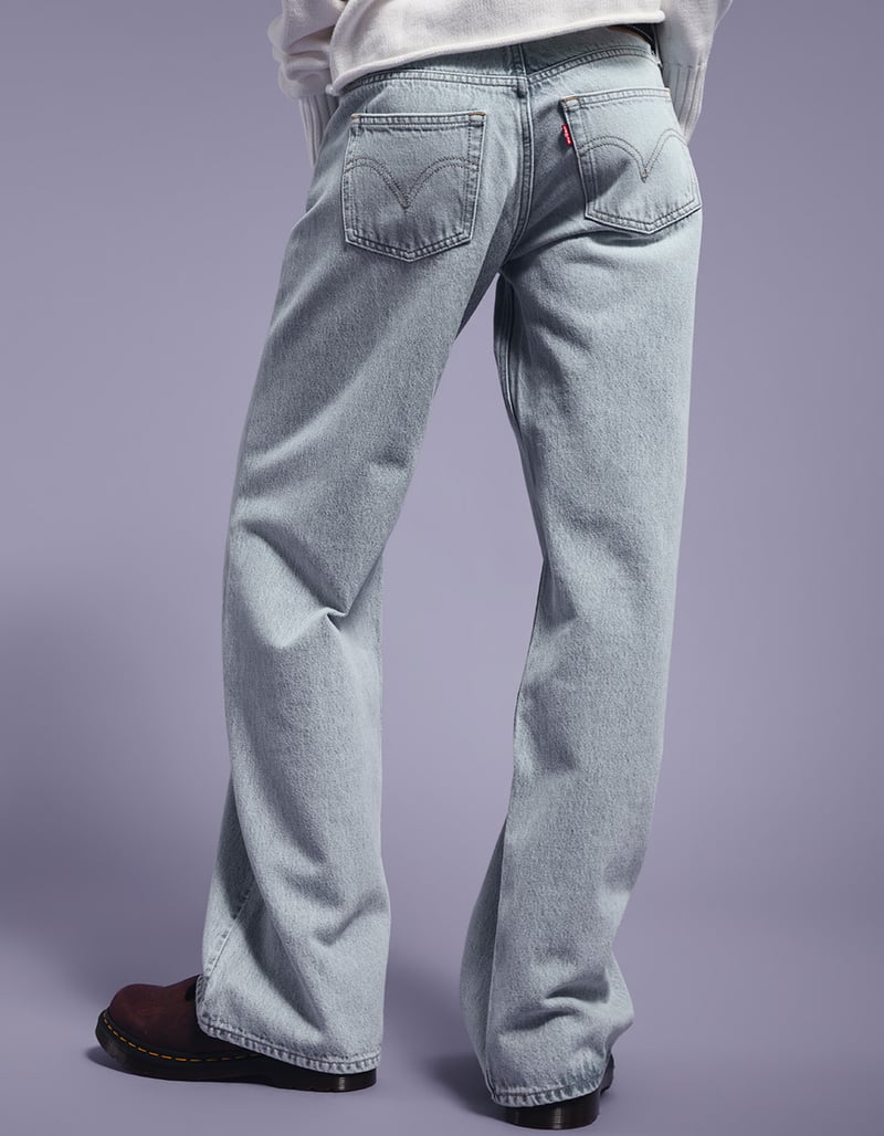 LEVI'S Superlow Loose Womens Jeans - Abraided Art image number 6