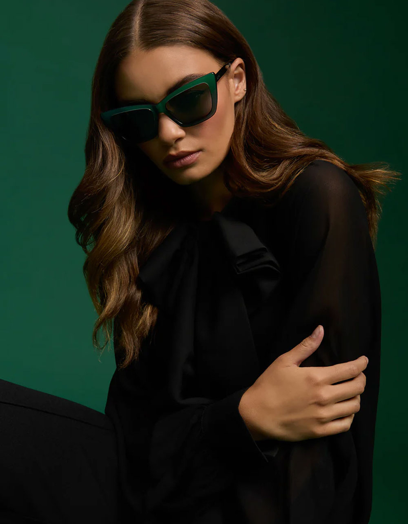 DIFF EYEWEAR x Wicked Elphaba Emerald Sunglasses image number 5