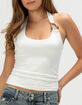 MADDEN GIRL Womens Hardware Halter Top image number 5