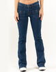 THE RAGGED PRIEST Flashback Womens Low Rider Jeans  image number 6