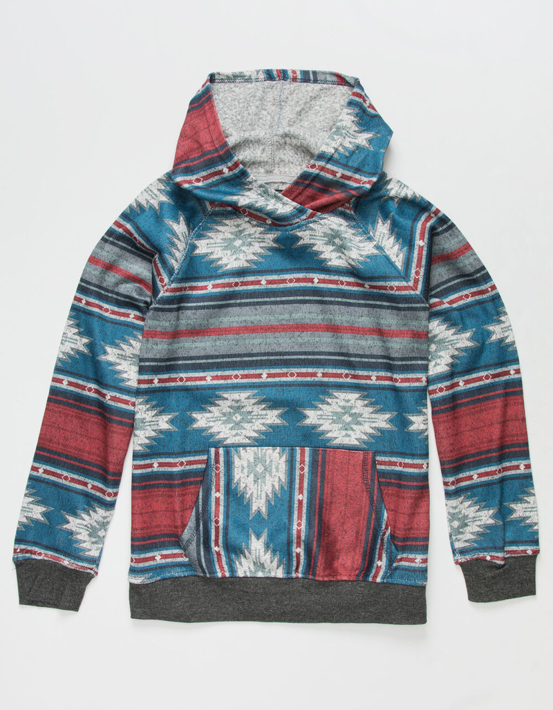 BROOKLYN CLOTH Desert Stripe Boys Navy Hoodie image number 0