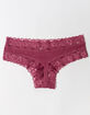 FULL TILT Lace Trim Purple Boyshorts image number 2