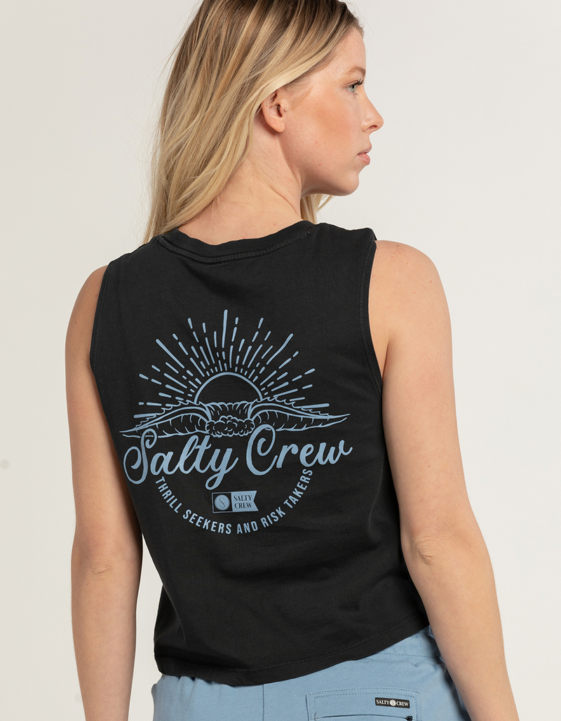 SALTY CREW Womens Crop Muscle Tee image number 1