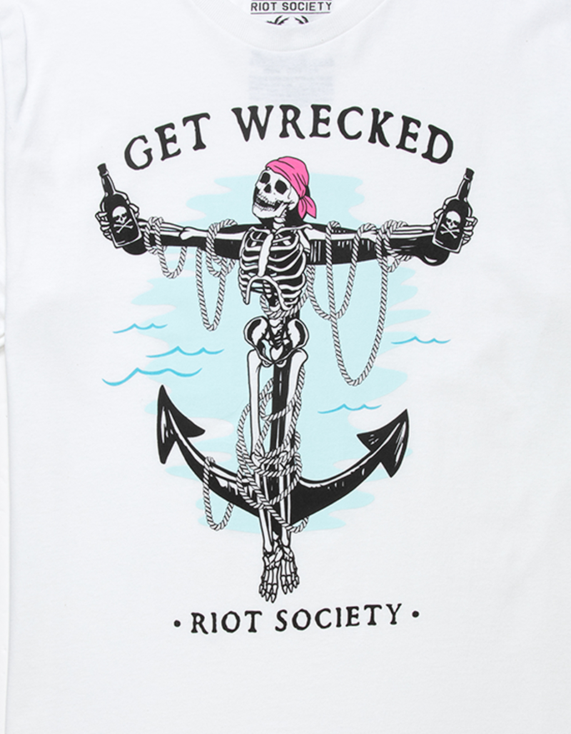 RIOT SOCIETY Get Wrecked Mens Tee image number 1