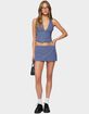 EDIKTED Frankey Pinstripe Mini Skort image number 5