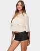 EDIKTED Missey Ruffled Chiffon Top image number 2