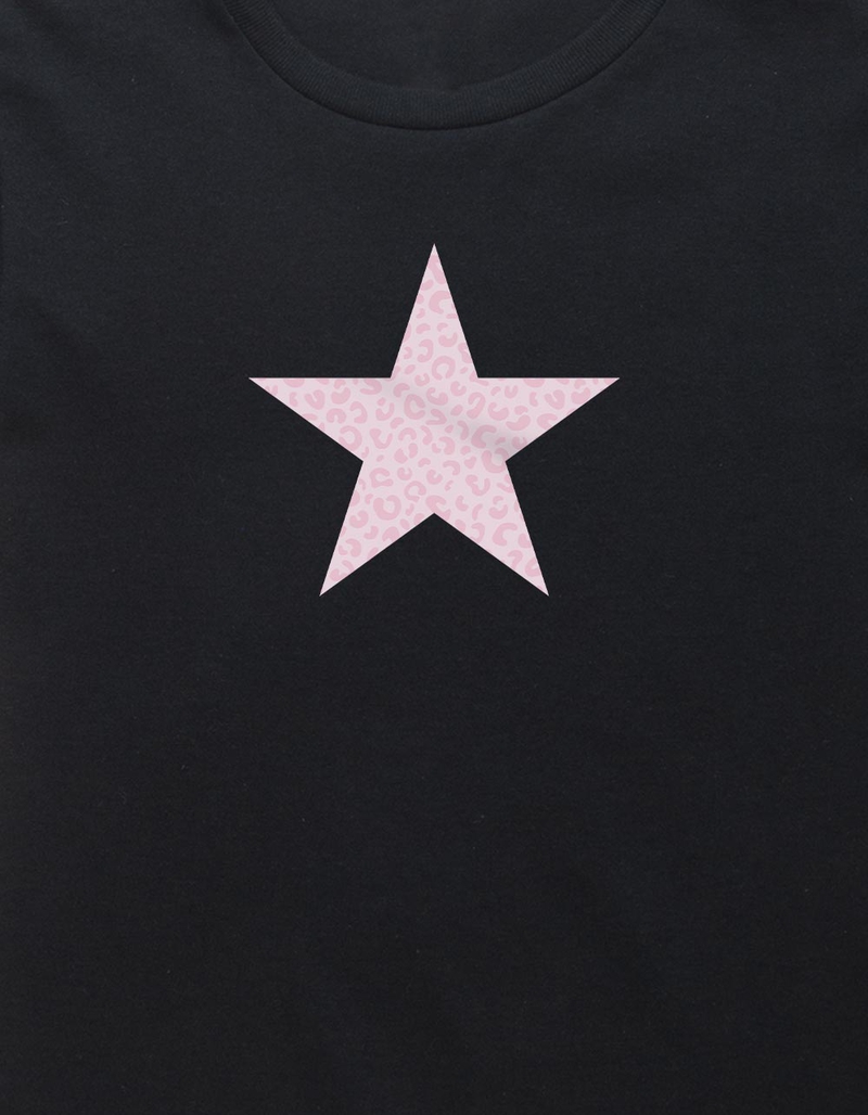 STAR Pink Leopard Unisex Kids Tee image number 1