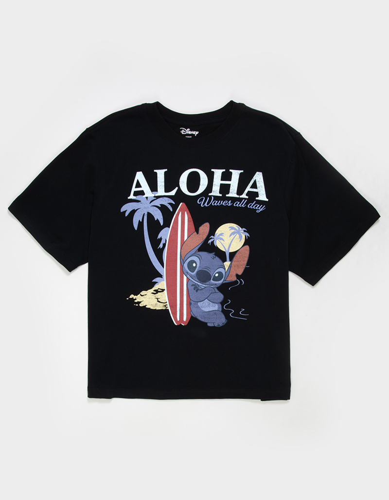 RSQ Disney Stitch Mens Boxy Tee image number 0