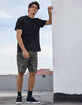 RSQ Long Mens Camo Chino Shorts image number 1