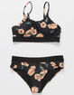 FULL TILT Floral Bralette Girls Bikini Set image number 1