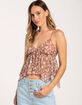 FULL TILT Hanky Mesh Womens Cami image number 1