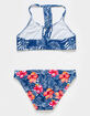 CORAL & REEF Lani Leaves Girls Bikini Set image number 2