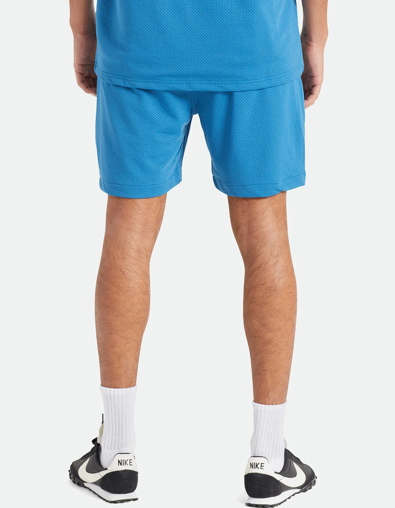 BRIXTON Shield Crest Mens Mesh Shorts image number 3
