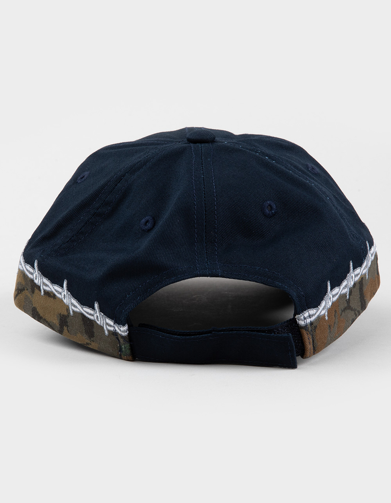 OBEY Not Right 6 Panel Strapback Hat image number 2