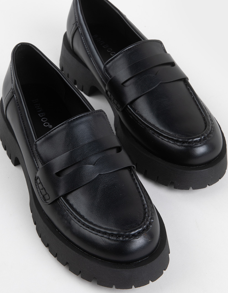 BAMBOO Hitch Womens Platform Loafers image number 4