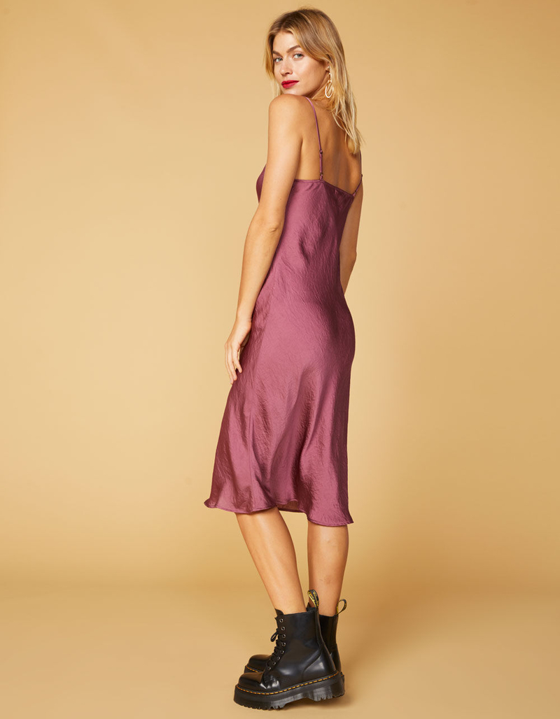 WEST OF MELROSE Say It Ain't Satin Midi Dress image number 2