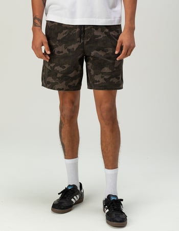 RSQ Mens Pull On Twill Shorts Primary Image