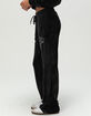 VON DUTCH Crushed Velour Womens Sweatpants image number 5