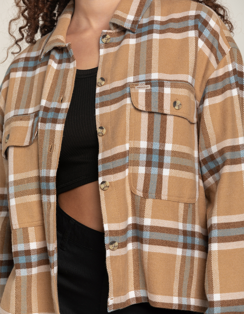 BRIXTON Bowery Womens Long Sleeve Crop Flannel image number 3