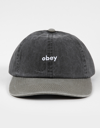 OBEY Pigment 2 Tone Lowercase Strapback Hat Alternative Image