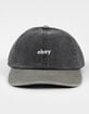 OBEY Pigment 2 Tone Lowercase Strapback Hat image number 2