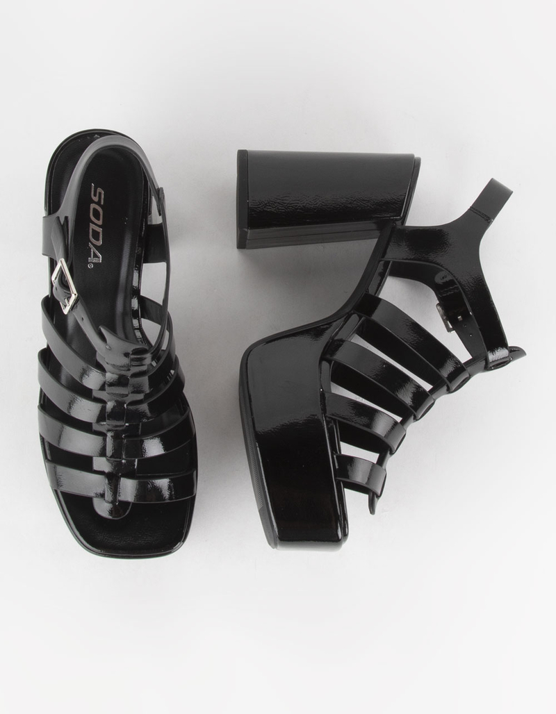 SODA Either Womens Platform Sandals image number 4