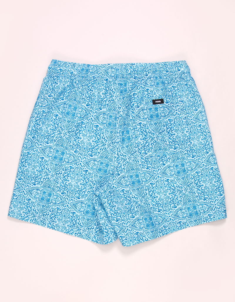 RSQ Mens Seersucker 6.5" Swim Trunks image number 5