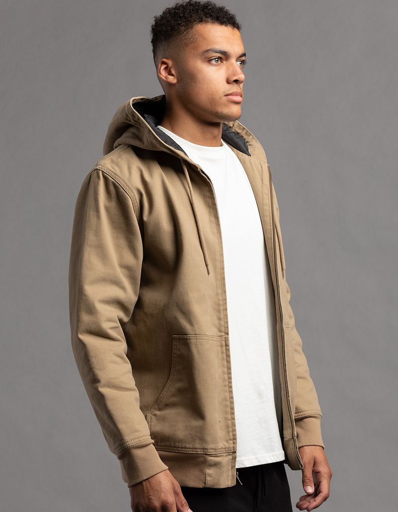 RSQ Mens Hooded Twill Jacket image number 6